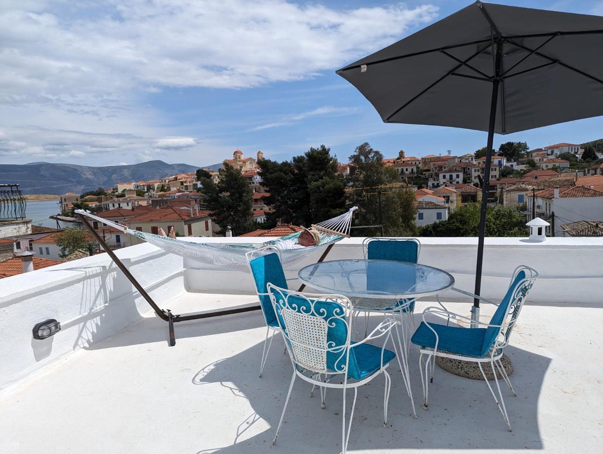 Galaxidi Authentic Rooftop House Exterior foto